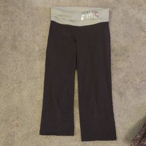 Pink- Black and Grey Capris
